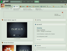 Tablet Screenshot of ideastep.deviantart.com