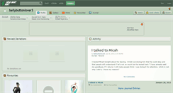 Desktop Screenshot of bellybuttonlover3.deviantart.com
