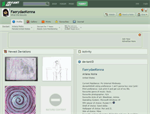 Tablet Screenshot of faerydaekenna.deviantart.com