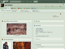 Tablet Screenshot of jael-kolken.deviantart.com
