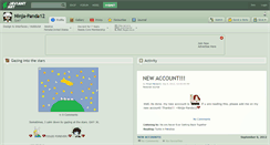 Desktop Screenshot of ninja-panda12.deviantart.com