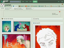 Tablet Screenshot of lecaiman.deviantart.com