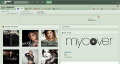 Desktop Screenshot of mycover.deviantart.com