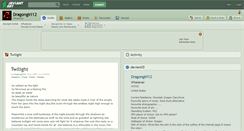 Desktop Screenshot of dragongirl12.deviantart.com