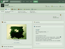 Tablet Screenshot of consp.deviantart.com