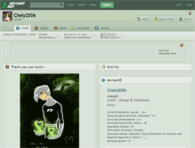 Tablet Screenshot of chely2006.deviantart.com