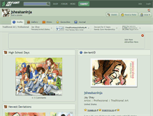 Tablet Screenshot of jsheaisaninja.deviantart.com