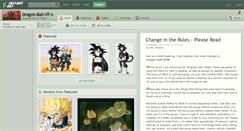 Desktop Screenshot of dragon-ball-vf.deviantart.com