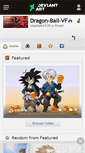 Mobile Screenshot of dragon-ball-vf.deviantart.com