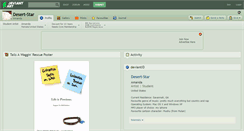 Desktop Screenshot of desert-star.deviantart.com