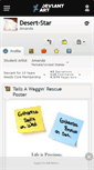Mobile Screenshot of desert-star.deviantart.com