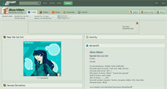 Desktop Screenshot of disco-kitten.deviantart.com