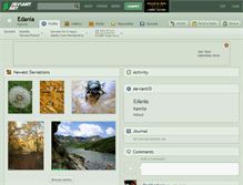 Tablet Screenshot of edania.deviantart.com