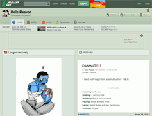 Tablet Screenshot of hells-reaver.deviantart.com
