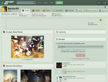 Tablet Screenshot of bandur88.deviantart.com