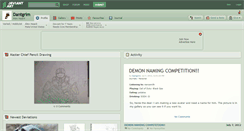 Desktop Screenshot of dantgrim.deviantart.com