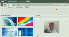 Desktop Screenshot of deeg.deviantart.com