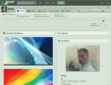 Tablet Screenshot of deeg.deviantart.com