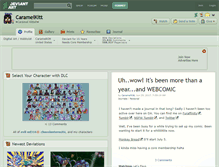 Tablet Screenshot of caramelkitt.deviantart.com