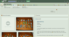 Desktop Screenshot of miuki-salvarus.deviantart.com