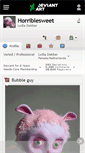 Mobile Screenshot of horriblesweet.deviantart.com
