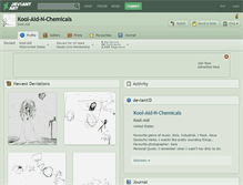 Tablet Screenshot of kool-aid-n-chemicals.deviantart.com