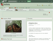Tablet Screenshot of darkrenka.deviantart.com