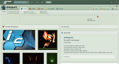 Desktop Screenshot of drakeguard.deviantart.com