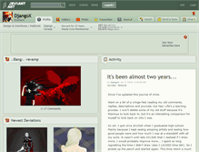 Tablet Screenshot of djangox.deviantart.com