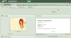 Desktop Screenshot of core-whore.deviantart.com