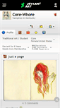 Mobile Screenshot of core-whore.deviantart.com