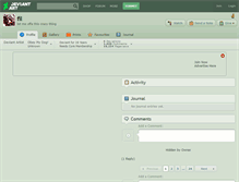 Tablet Screenshot of fil.deviantart.com