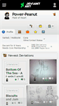 Mobile Screenshot of power-peanut.deviantart.com