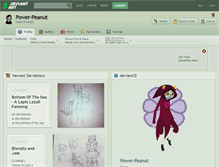 Tablet Screenshot of power-peanut.deviantart.com