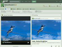 Tablet Screenshot of natureshooter.deviantart.com