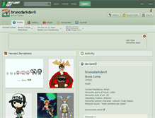 Tablet Screenshot of brunodarkdevil.deviantart.com