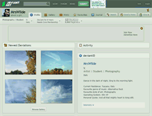 Tablet Screenshot of mrswilde.deviantart.com
