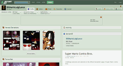 Desktop Screenshot of billmarioluigilance.deviantart.com