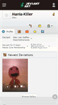 Mobile Screenshot of mania-killer.deviantart.com