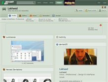 Tablet Screenshot of lokheed.deviantart.com