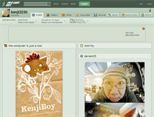 Tablet Screenshot of kenji2030.deviantart.com