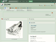 Tablet Screenshot of jiinx-magic.deviantart.com