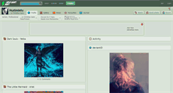 Desktop Screenshot of mustesielu.deviantart.com