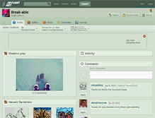Tablet Screenshot of break-able.deviantart.com