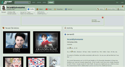 Desktop Screenshot of incurablyawesome.deviantart.com