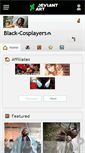 Mobile Screenshot of black-cosplayers.deviantart.com