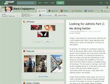 Tablet Screenshot of black-cosplayers.deviantart.com