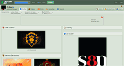Desktop Screenshot of djfoxx.deviantart.com