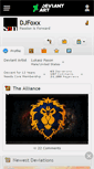 Mobile Screenshot of djfoxx.deviantart.com
