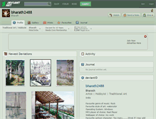 Tablet Screenshot of bharath2488.deviantart.com